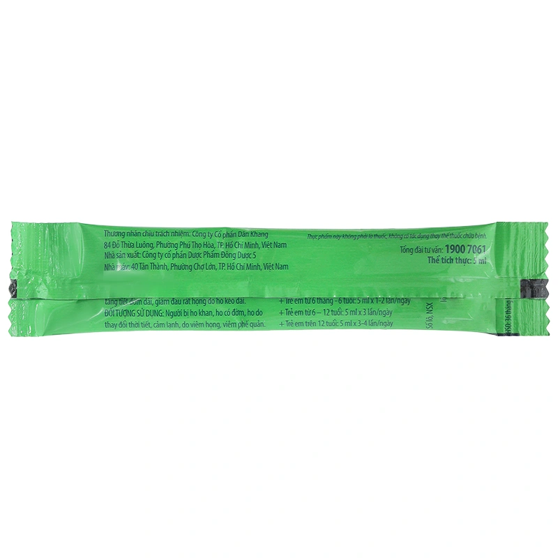 Siro Ho Bobbaby hỗ trợ hạn chế ho; giảm đau rát họng hộp 30 gói x 5ml - 8